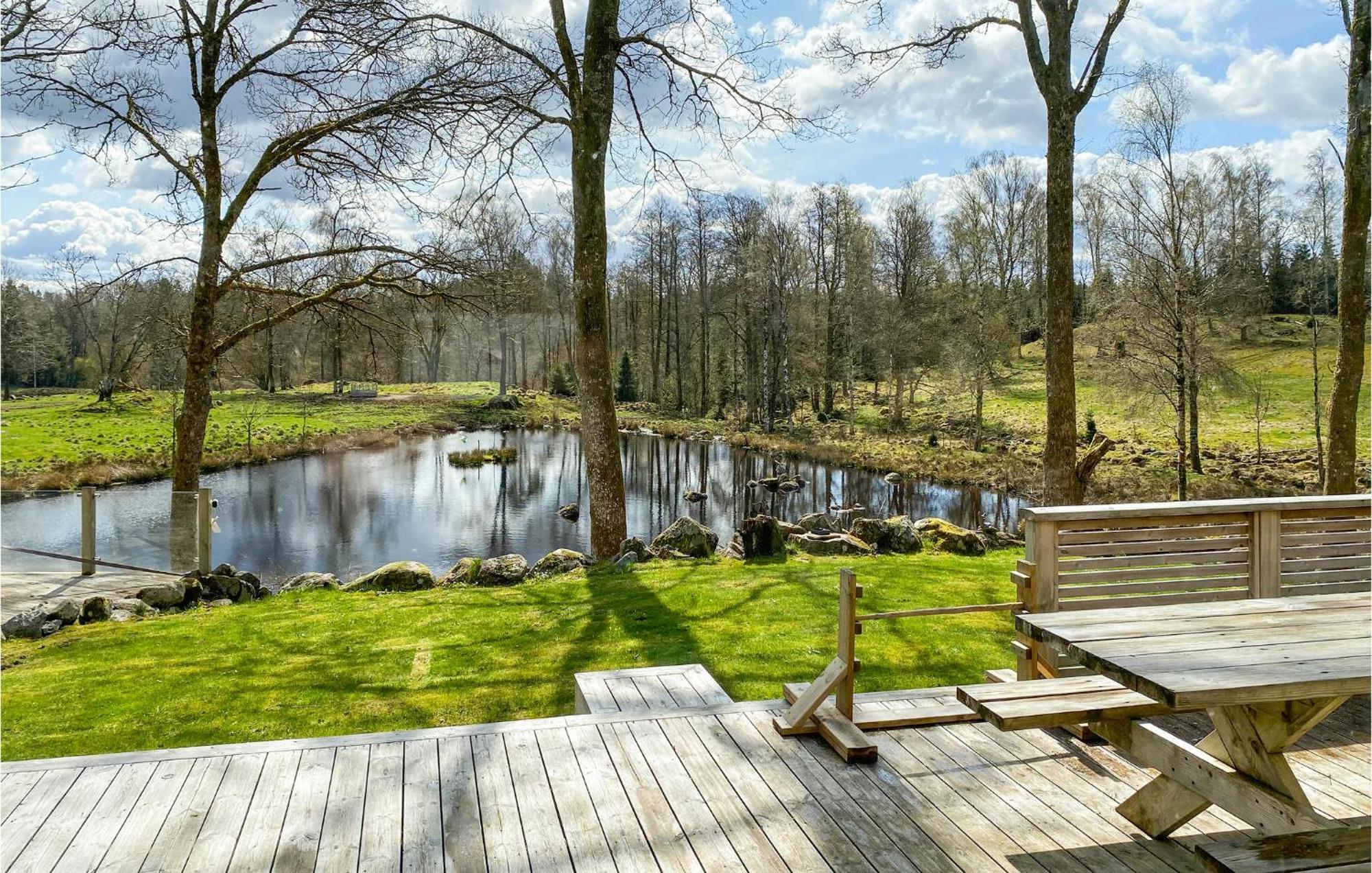 Awesome Home In Aetran With Lake View Atran Eksteriør billede