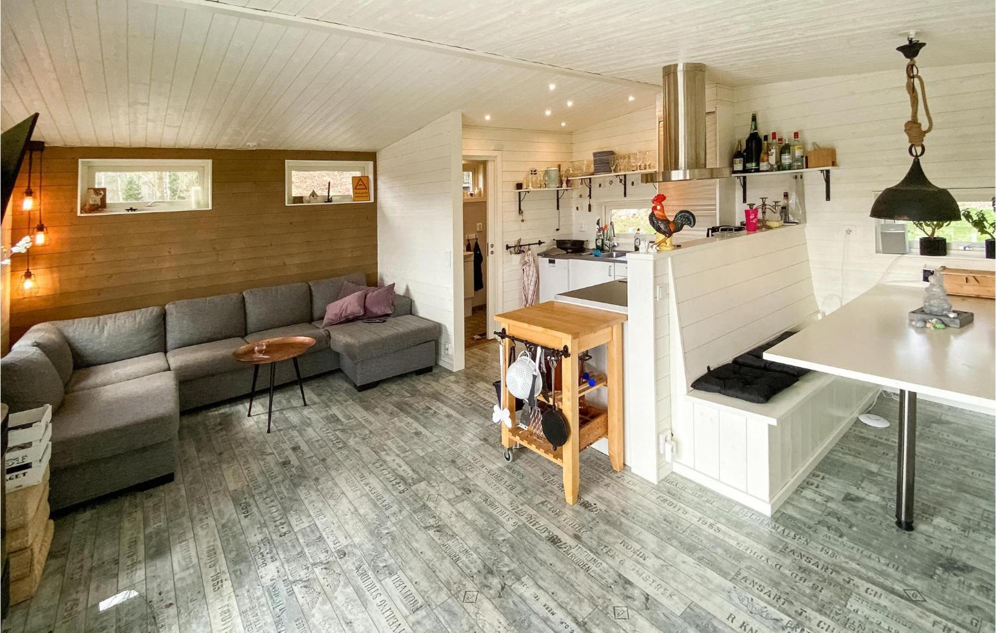 Awesome Home In Aetran With Lake View Atran Eksteriør billede